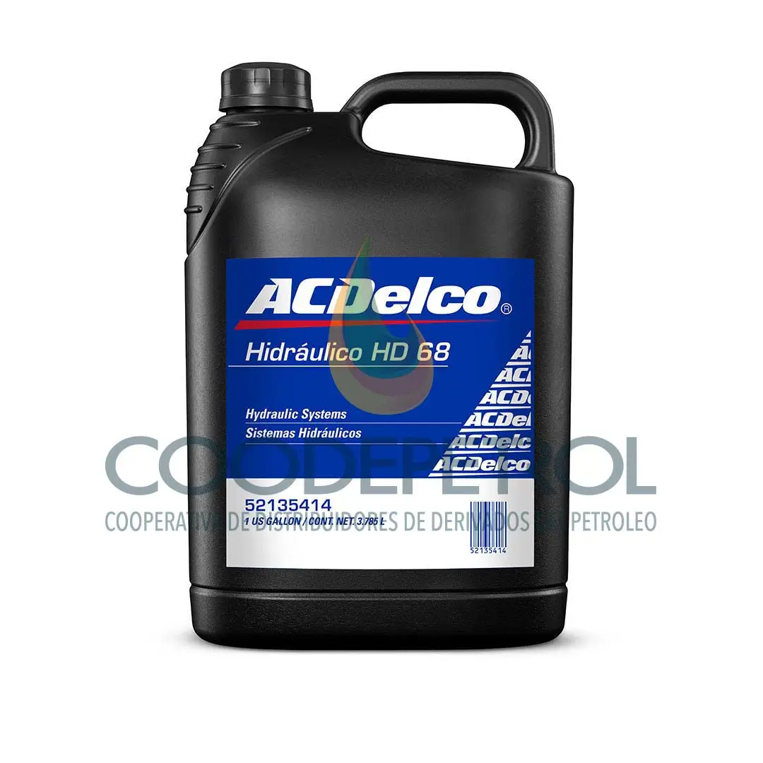 ACDELCO HIDRAULICO HD 68 ISO 68 CAJA 6 GAL  52135414