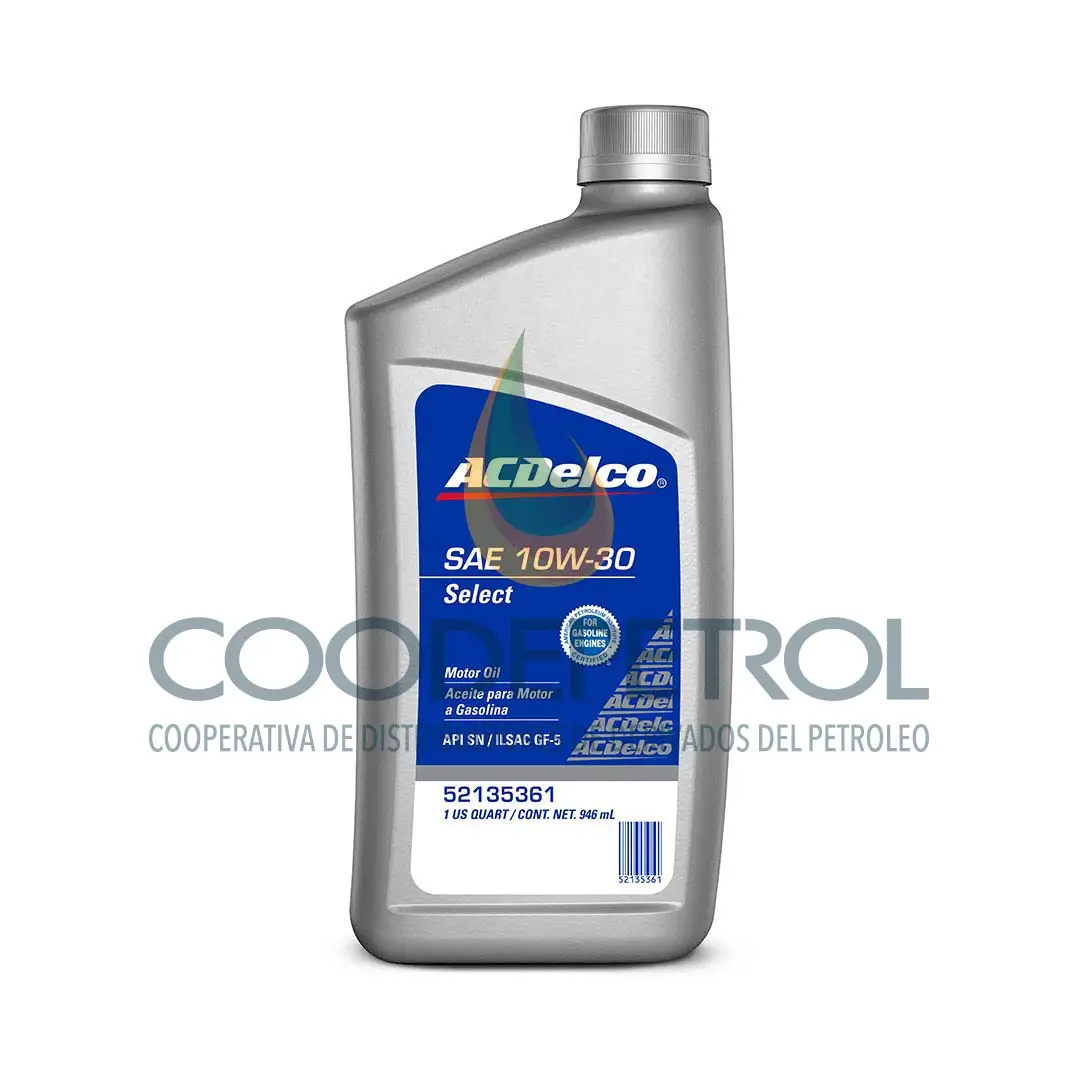 ACDELCO SELECT SAE 10W30 SP QT U52135361