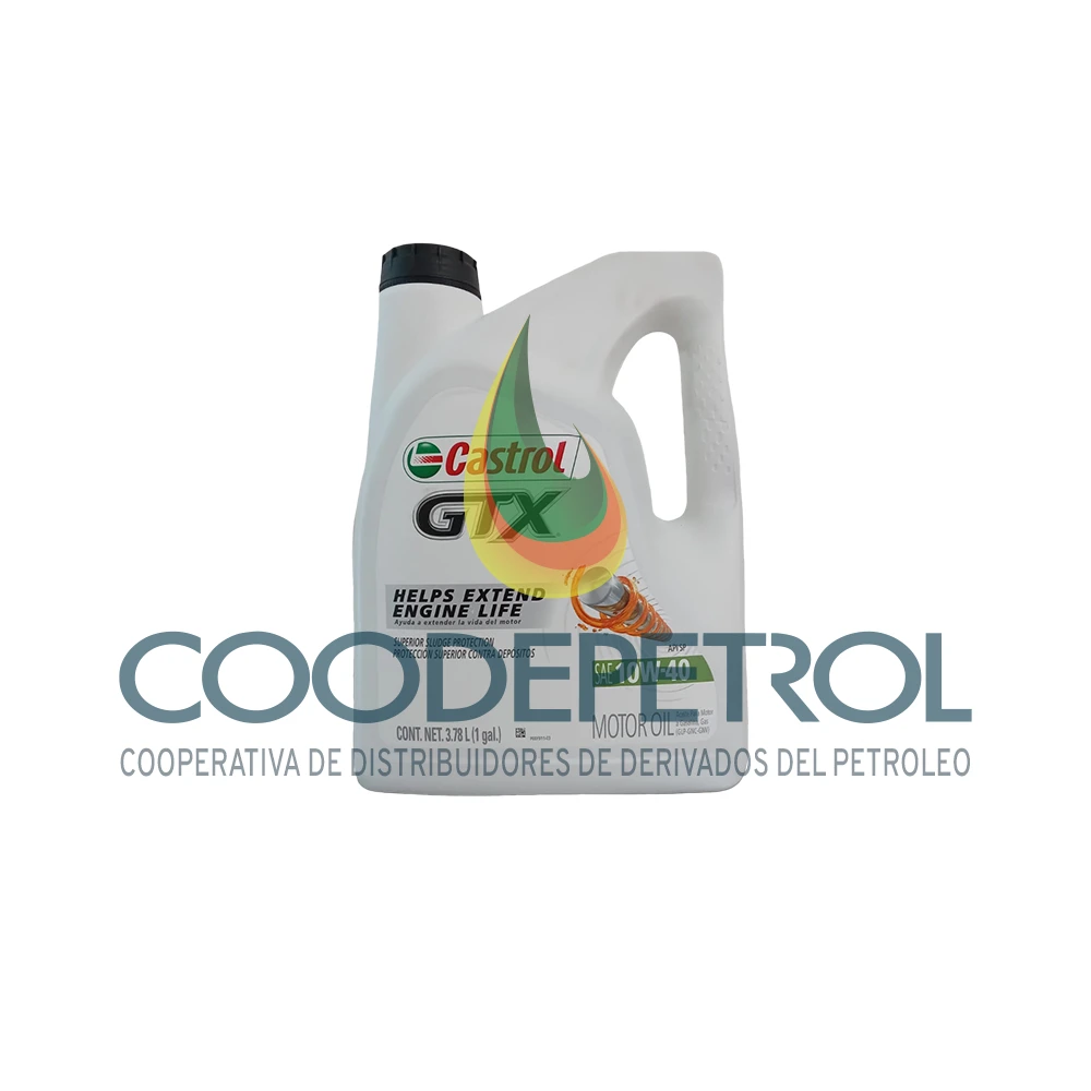 CASTROL GTX 10W40 CAJA 3 GAL 08522