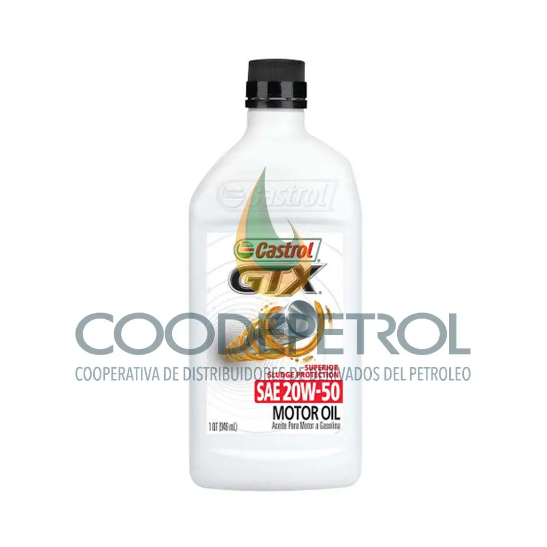 CASTROL GTX 20W50 CAJA 12 QT  09222