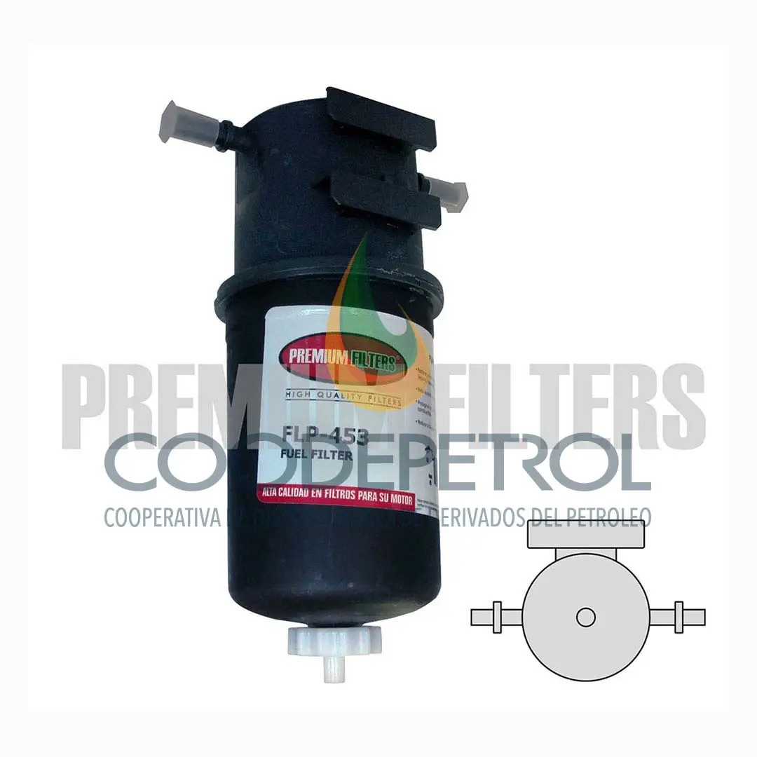 FILTRO FLP-453 VW CRAFTER TUBOS EN LINEA