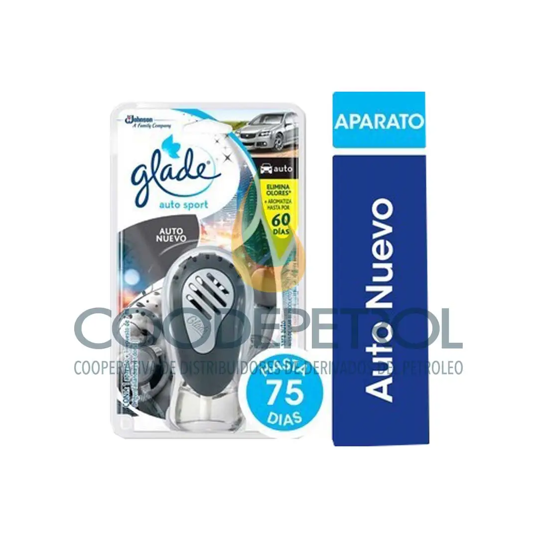 GLADE AUTO SPORT ACQUA  APARATO 7 ML UNID  102701