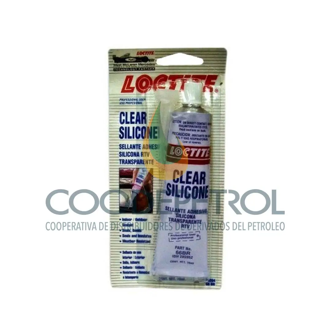 LOCTITE SILICONA RTV TRANS 50 ML UNID  285957