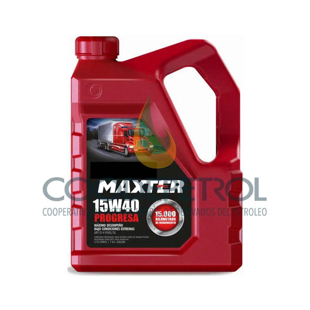 MAXTER 15W40 PROGRESA CI-4 PLUS CAJA 4 GAL  91855