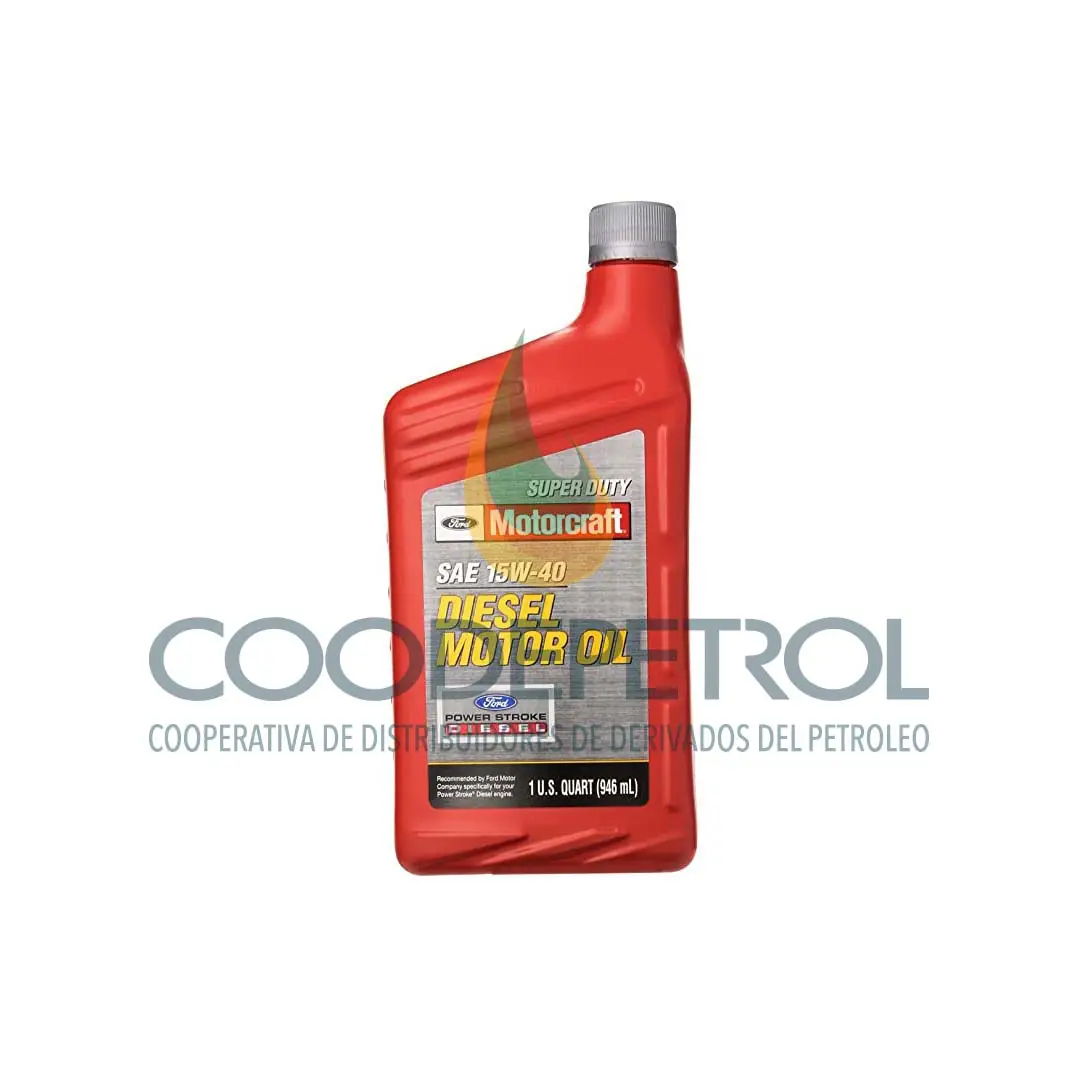 MOTORCRAFT 15W40 SAE DIESEL QT