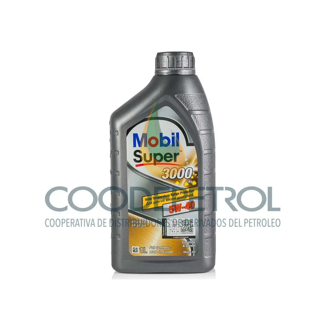 MOBIL SUPER 3000 XE 5W40 CAJA 12 QT  600822