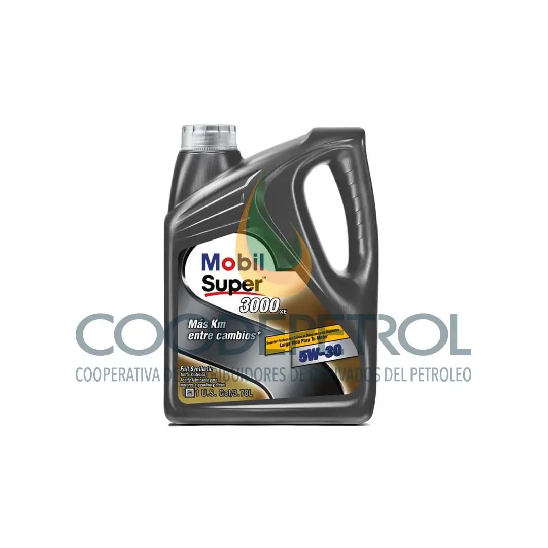 MOBIL SUPER 3000 XE 5W30 CAJA 4 GAL  600818