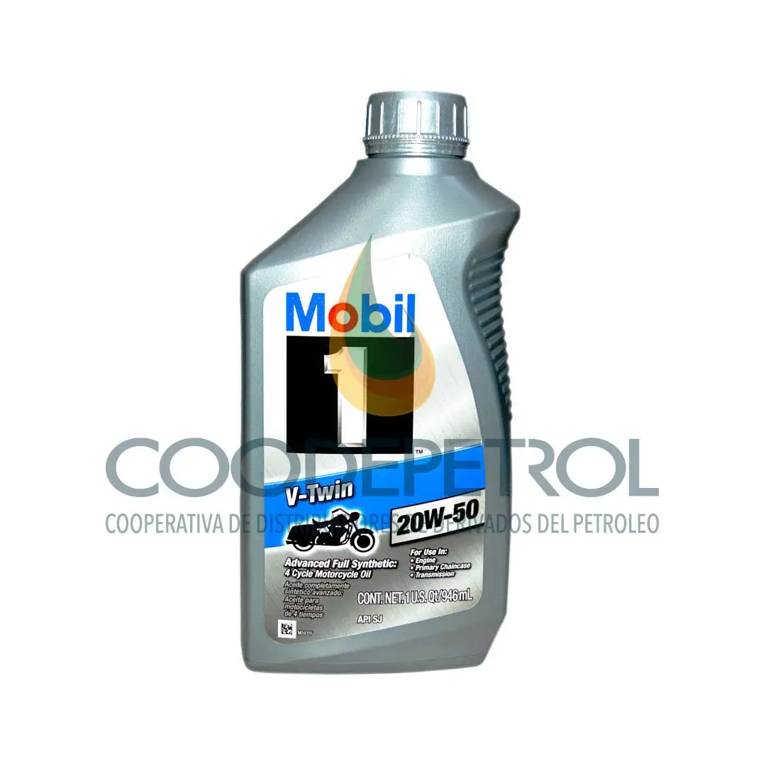 MOBIL 1 V-TWIN 20W50 CAJA 6 QT  117838/ 600312