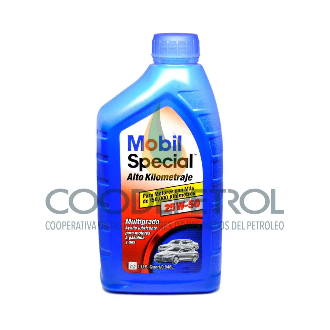 MOBIL SPECIAL ALTO KILOM 25W50 CAJA 12 QT  121297/ 600027