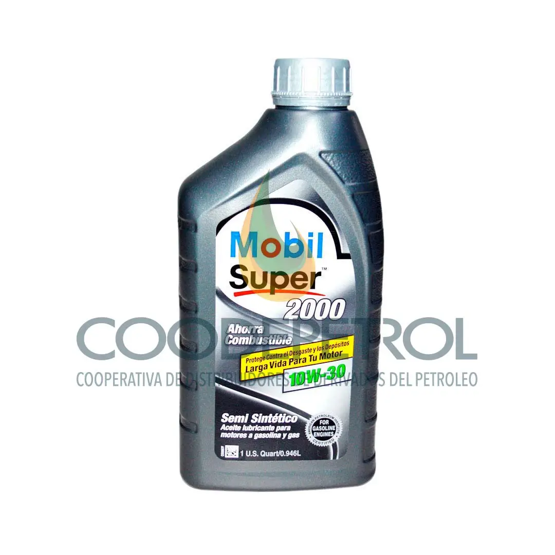 MOBIL SUPER 2000 10W30 CAJA 12 QT  121940/ 601241