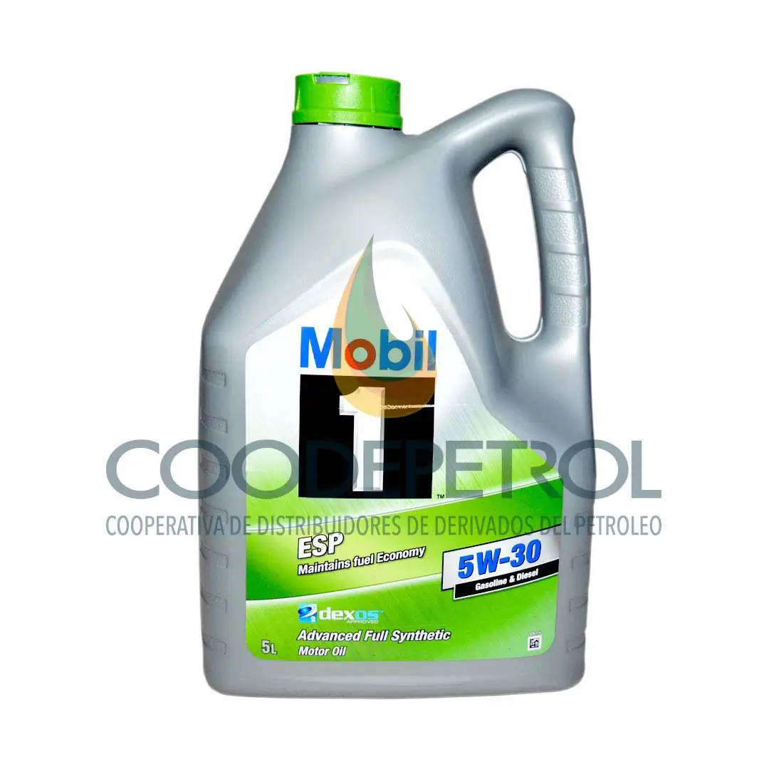 MOBIL 1 ESP FORM 5W30 5 LT CAJA 4 UNID 121555/ 600319