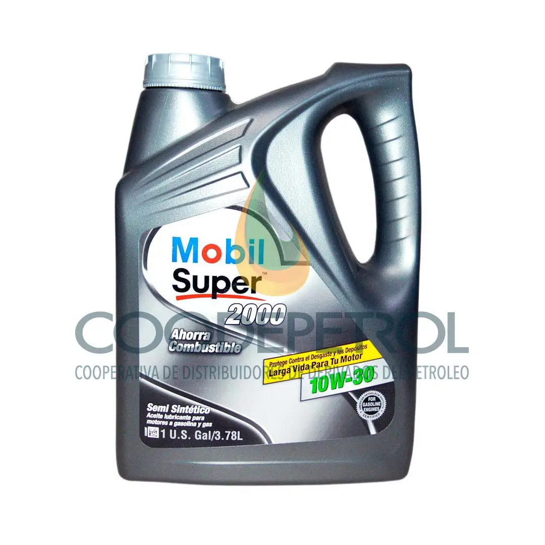 MOBIL SUPER 2000 10W30 CAJA 4 GAL / 600016/ 601242