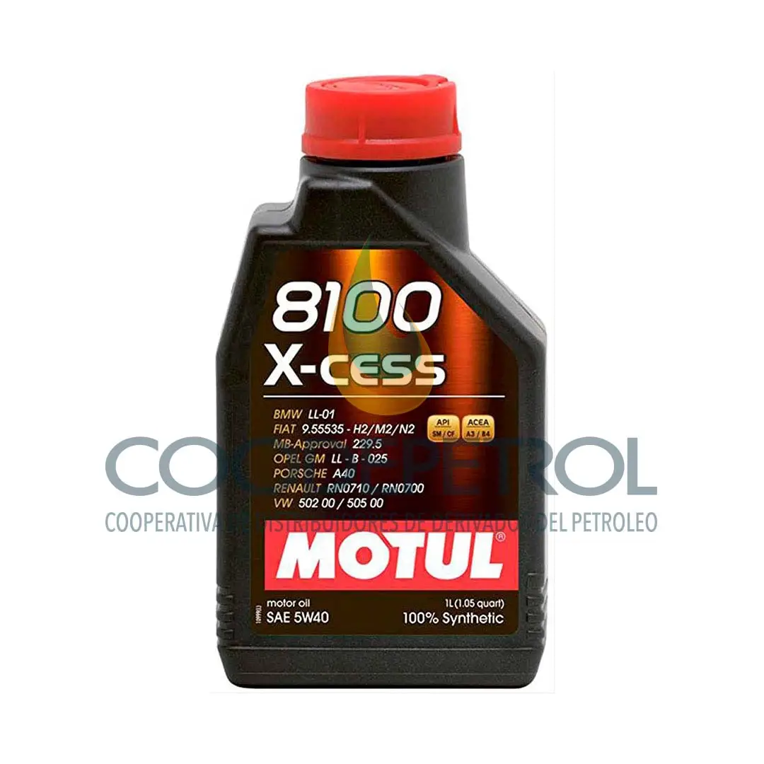 MOTUL 8100 X-CESS 5W40 CAJA  12  LT