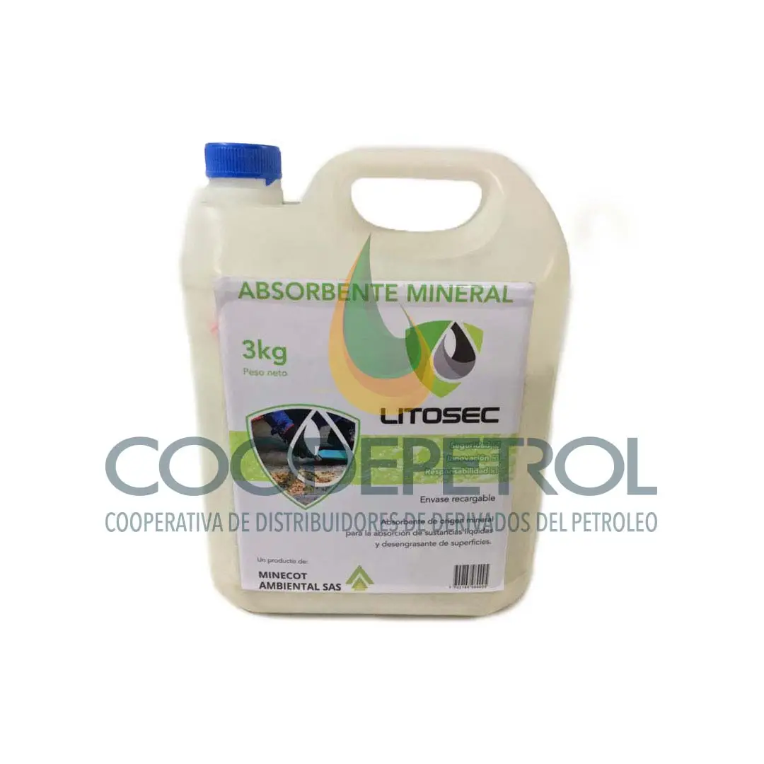 ABSORBENTE MINERAL BOLSA 3 KG