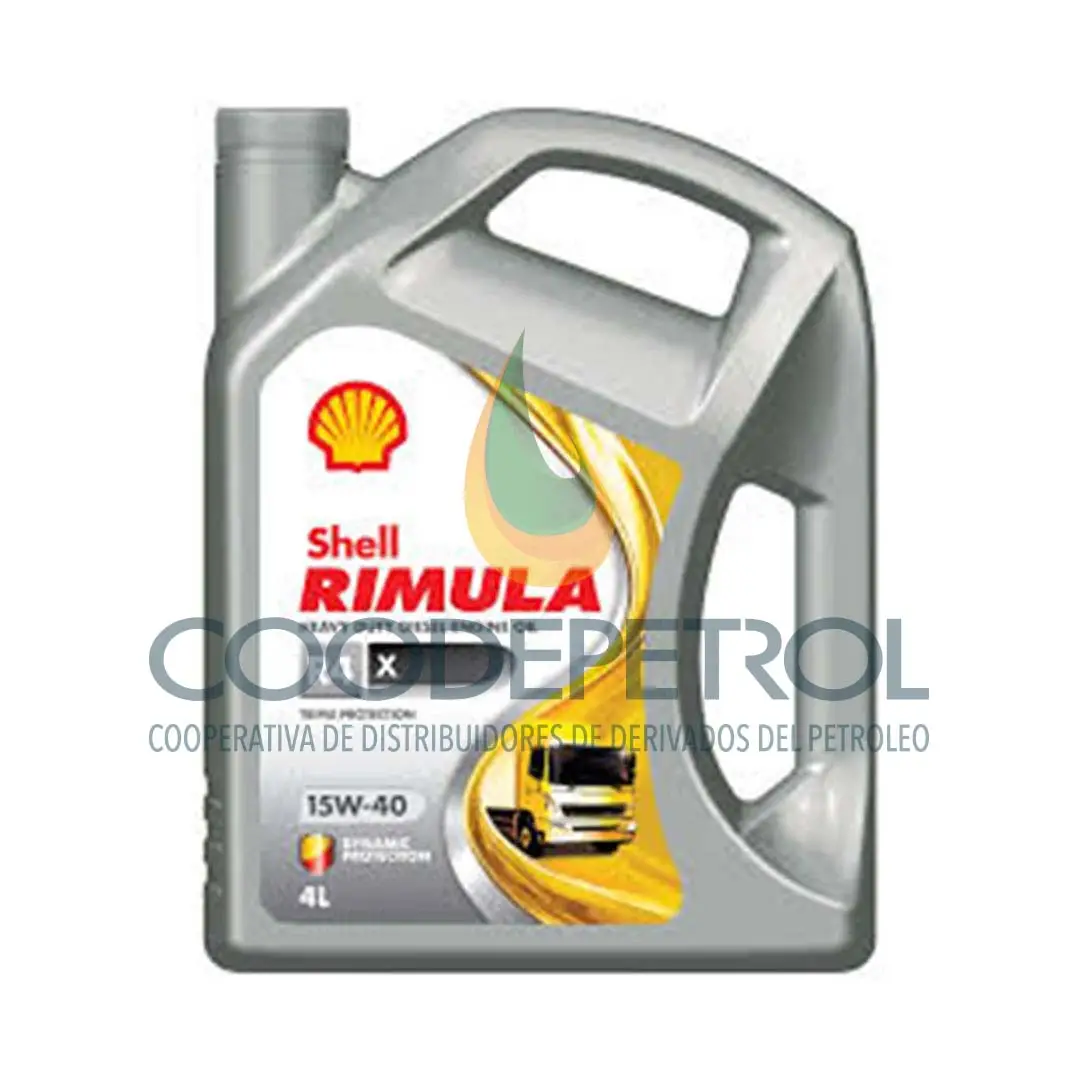 SHELL RIMULA R4X 15W40 CI-4 CAJA 3 GAL  5184/45436