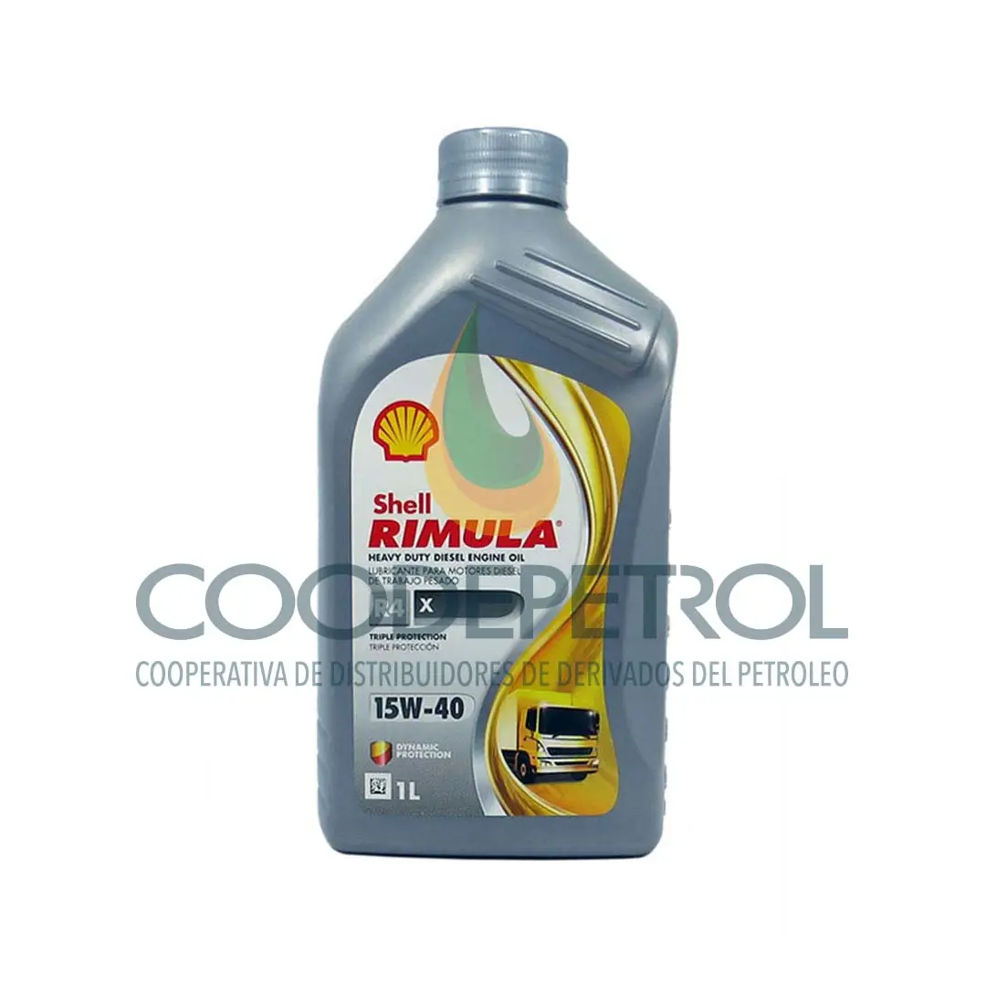 SHELL RIMULA R4X 15W40 CI-4 CAJA 6 QT  9200/49851