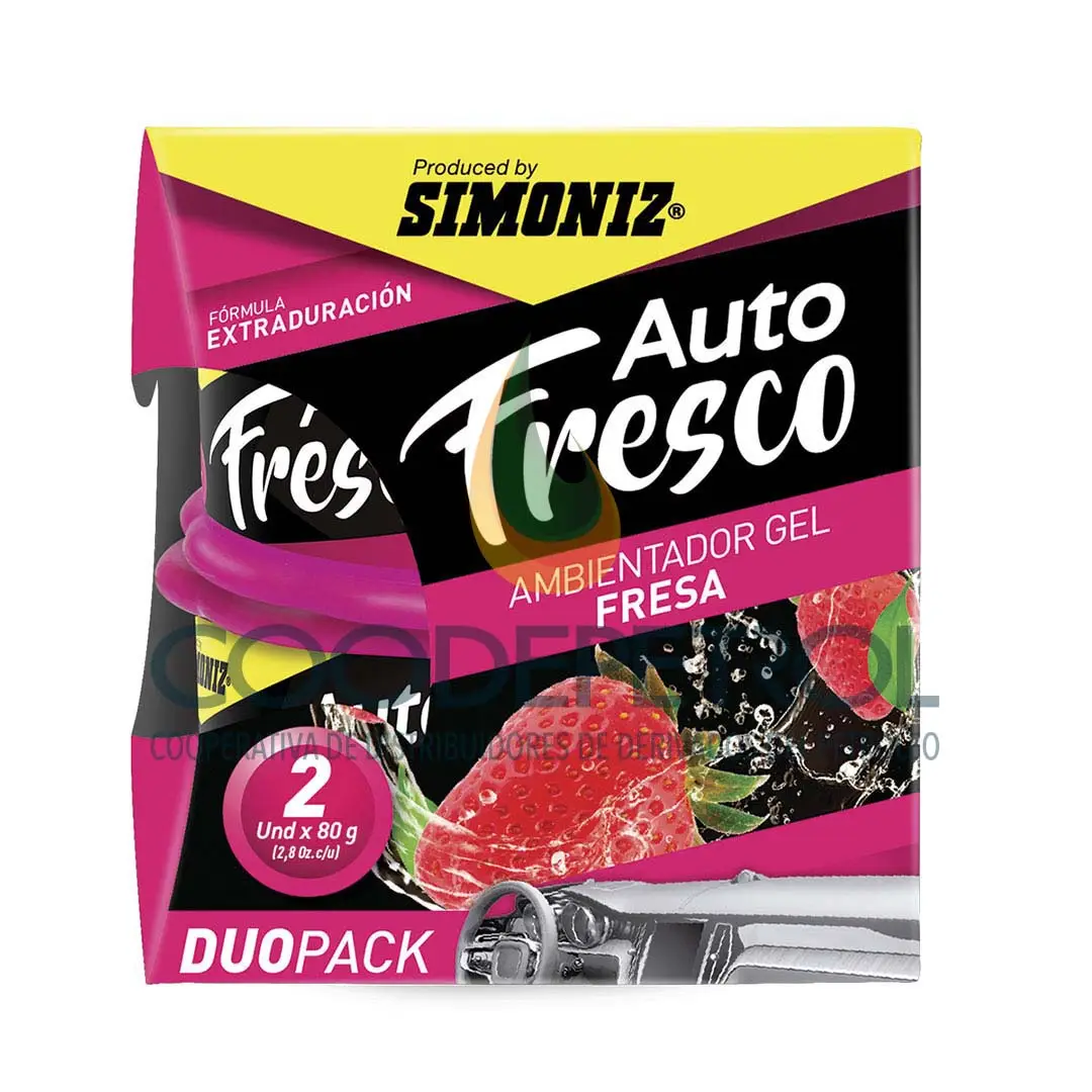 AMB SHICK GEL FRESA DUOPACK 80 GR UNID  110043/4192FR