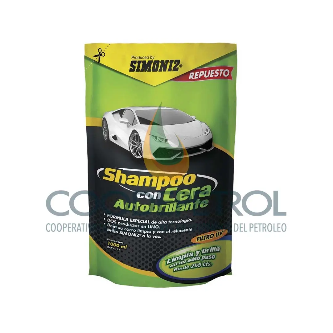 SHAMPOO CERA AUTOBRILLANTE 1000 ML DUOPACK UNID  202619