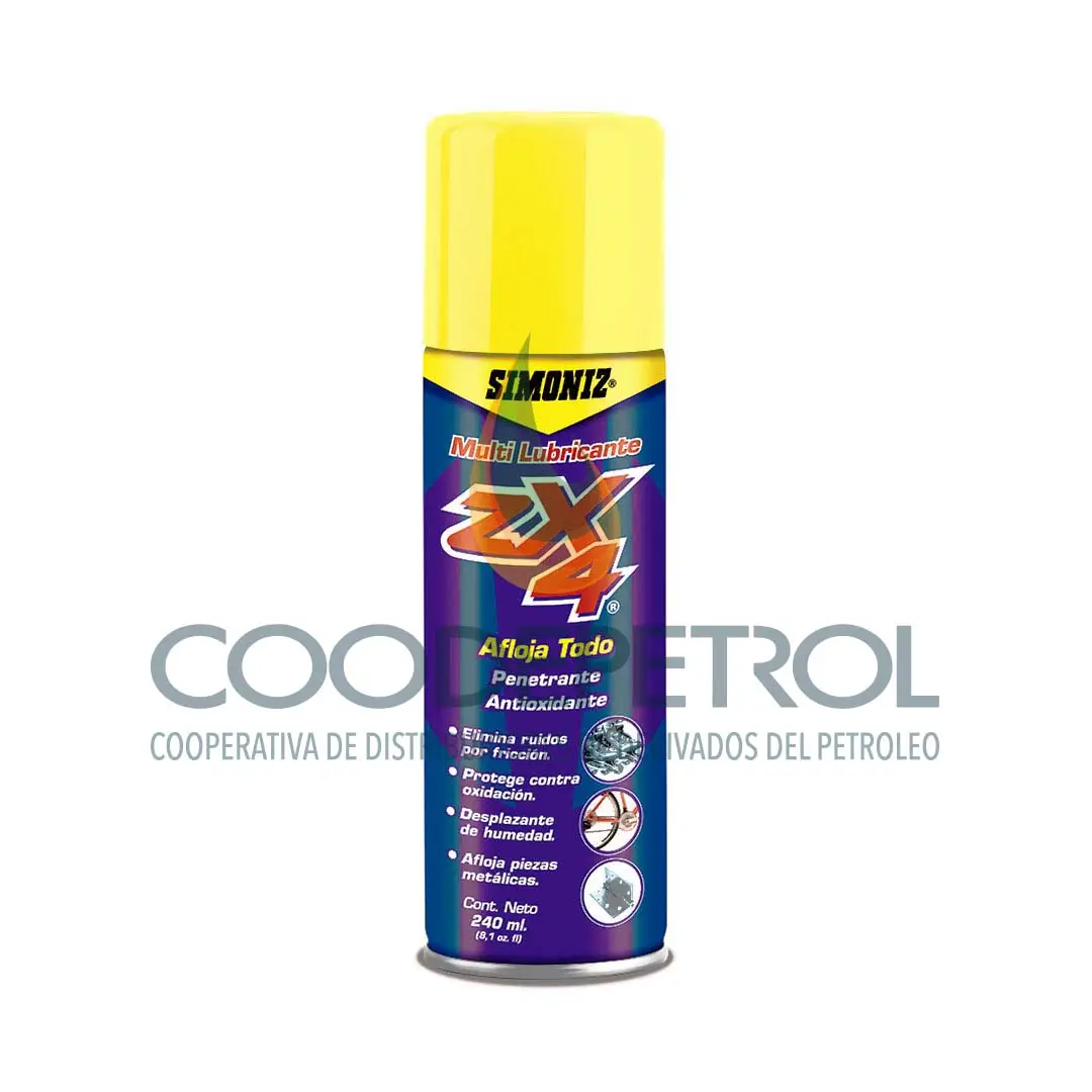 LUBRICANTE PENETRANTE ZX4 240 ML UNID  103383/5201