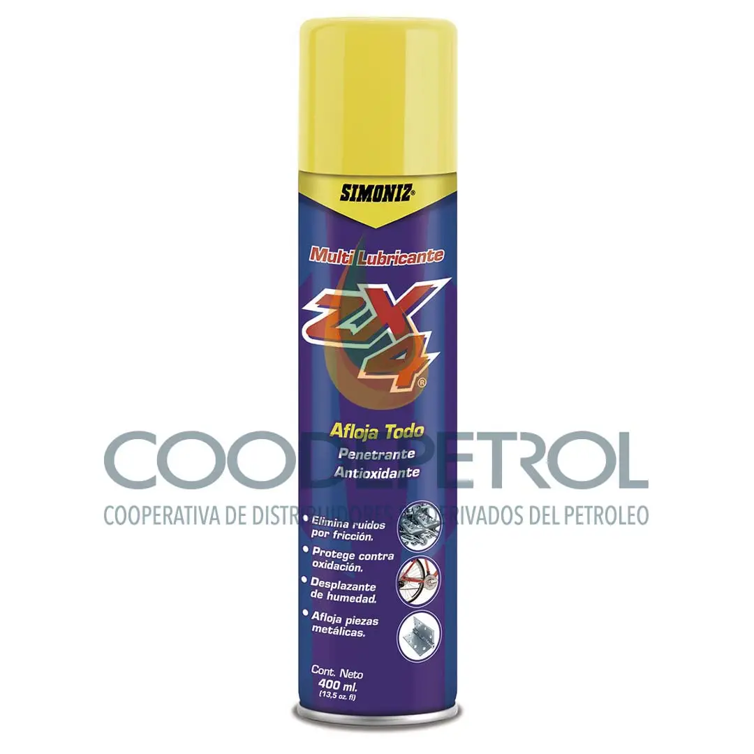 LUBRICANTE PENETRANTE ZX4 400 ML UNID  103382/5200