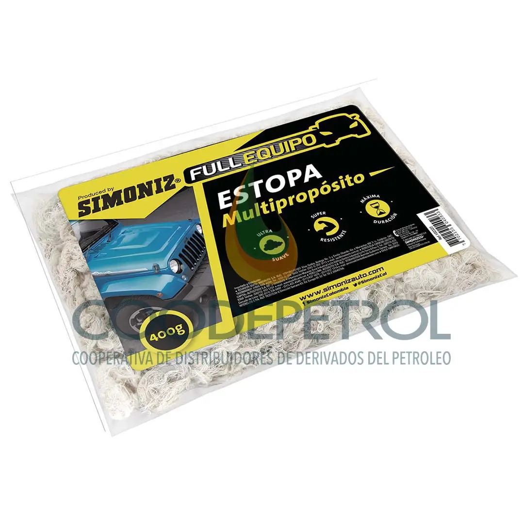 ESTOPA 400 GR UNID   102321/14092