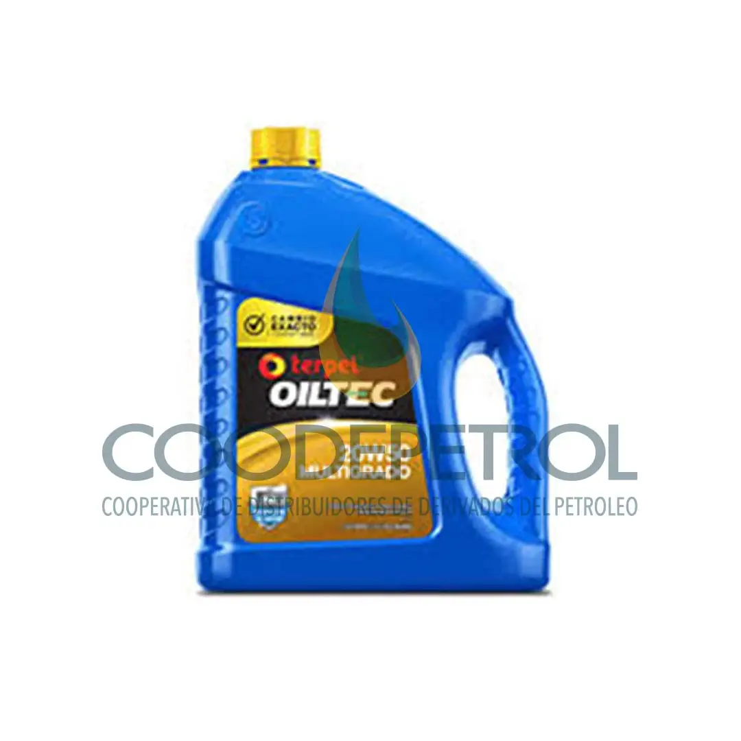 TERPEL OILTEC 20W50 SN MULTIGRADO CAJA 4 GAL  600665