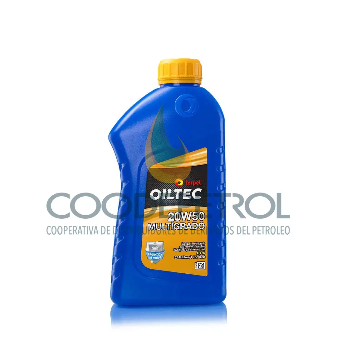 TERPEL OILTEC 20W50 SN MULTIGRADO QT