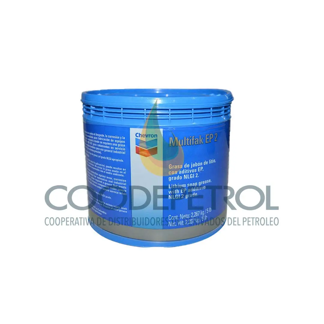 CHEVRON MULTIFAK EP-2  CAJA 6/5 LB   CHGRL0767