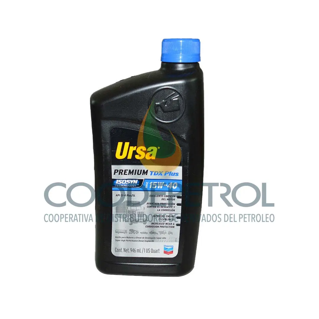 CHEVRON URSA PREMIUM TDX PLUS 15W40 CI-4 QT